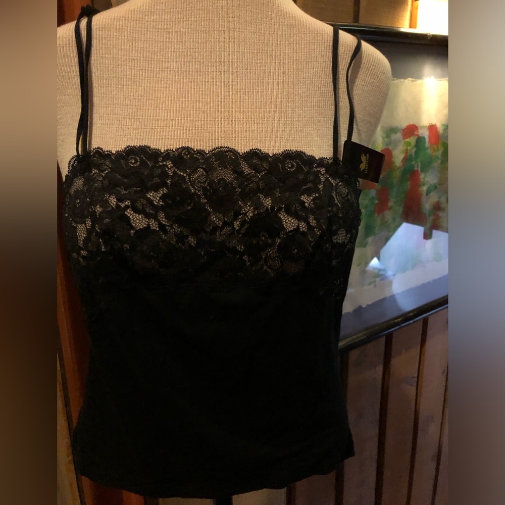 Elegant Black Lace Camisole NWT!